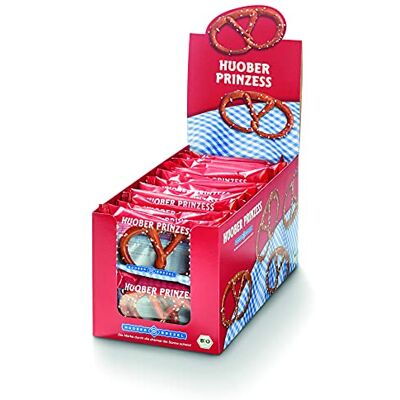 Huober Prinzess Brezel, Thekendisplay Karton mit 24 Doppelpacks (48 Brezeln), 480g Karton (24 x 20g) Huober Prinzess Brezel, Thekendisplay Karton mit 24 Doppelpacks (48 Brezeln), 480g Karton (24 x 20g)