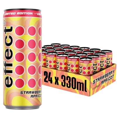 effect Energy Drink STRAWBERRY APRICOT Tray mit 24 Dosen, 24x0,33l effect Energy Drink STRAWBERRY APRICOT Tray mit 24 Dosen, 24x0,33l