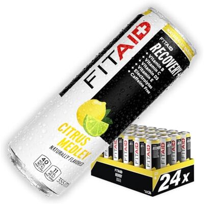 LifeAID FITAID Citrus Medley Clean Recovery Sportgetränk mit BCAA 24x355ml LifeAID FITAID Citrus Medley Clean Recovery Sportgetränk mit BCAA 24x355ml