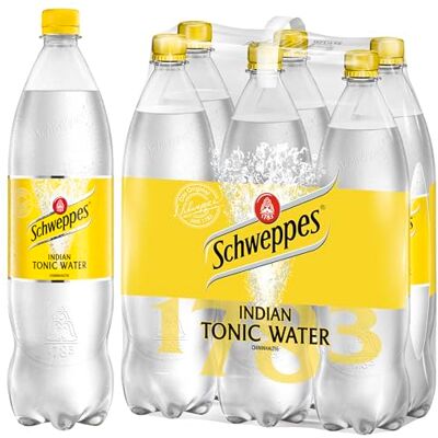 Schweppes Indian Tonic Water EINWEG, 6 x 1.25L Schweppes Indian Tonic Water EINWEG, 6 x 1.25L