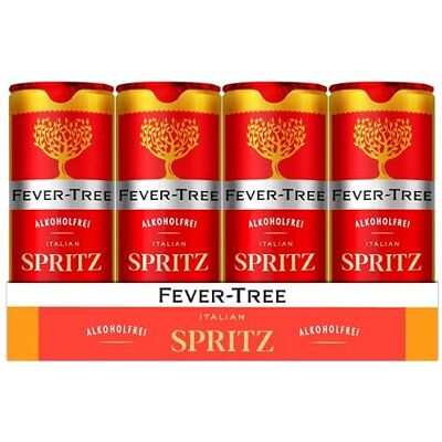 FEVER-TREE Alkoholfrei Italian Spritz Orangen- und Blutorangengeschmack 12 x 250 ml FEVER-TREE Alkoholfrei Italian Spritz Orangen- und Blutorangengeschmack 12 x 250 ml