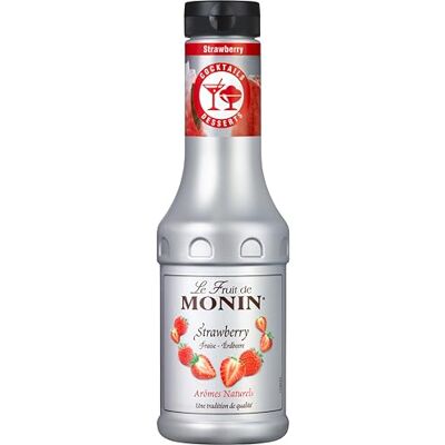 MONIN Le Fruit Erdbeere FruchtPüree Mix (1 x 0,5l) – Erdbeerpüree & Fruchtzubereitung für Cocktails, Smoothies & Desserts MONIN Le Fruit Erdbeere FruchtPüree Mix (1 x 0,5l) – Erdbeerpüree & Fruchtzubereitung für Cocktails, Smoothies & Desserts
