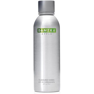Danzka Apple Premium Vodka, 0,7 L, 40% vol., Aluminiumflasche Danzka Apple Premium Vodka, 0,7 L, 40% vol., Aluminiumflasche