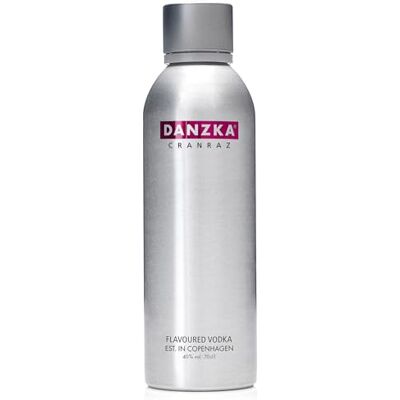 Danzka Cranraz Premium Vodka, 40% vol., Aluminiumflasche, 0,7 L Danzka Cranraz Premium Vodka, 40% vol., Aluminiumflasche, 0,7 L