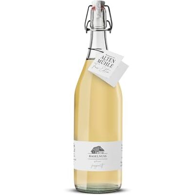 Schladerer Brennerei Zur Alten Mühle Haselnuss Fass-Edition feine Haselnuss Spirituose in der klassischen Bügelflasche milder Obstler fassgereift im Schwarzwald, 1 x 1,0 l Schladerer Brennerei Zur Alten Mühle Haselnuss Fass-Edition feine Haselnuss Spirituose in der klassischen Bügelflasche milder Obstler fassgereift im Schwarzwald, 1 x 1,0 l