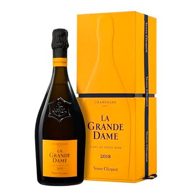 Veuve Clicquot La Grande Dame 2018 Champagner, 75cl, in Geschenkbox Luxus-Jahrgangschampagner aus der Champagne Kraftvoll, elegant & komplex Hoher Pinot-Noir-Anteil Für besondere Anlässe Veuve Clicquot La Grande Dame 2018 Champagner, 75cl, in Geschenkbox Luxus-Jahrgangschampagner aus der Champagne Kraftvoll, elegant & komplex Hoher Pinot-Noir-Anteil Für besondere Anlässe