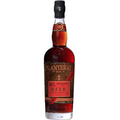 PLANTERAY RUM (Ehemals Plantation) O.F.T.D. Old Fashioned Traditional Dark Overproof-Rum Herkunft: Barbados, Jamaika, Guyana Aromatische Intensität 69% Alkohol 70 cl PLANTERAY RUM (Ehemals Plantation) O.F.T.D. Old Fashioned Traditional Dark Overproof-Rum Herkunft: Barbados, Jamaika, Guyana Aromatische Intensität 69% Alkohol 70 cl
