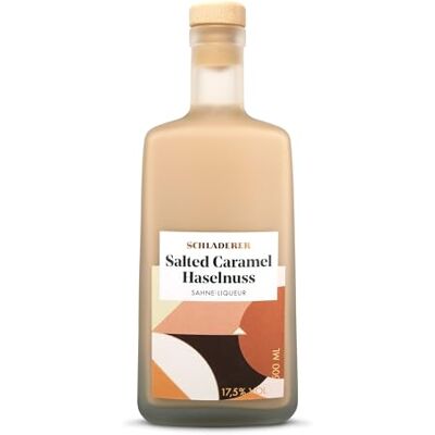 Schladerer SALTED CARAMEL Haselnuss Sahne-Liqueur cremiger Sahne Likör mit Haselnuss & gesalzenem Karamell perfekt pur, auf Eis oder in Cocktails genießen (1 x 0,5l) Schladerer SALTED CARAMEL Haselnuss Sahne-Liqueur cremiger Sahne Likör mit Haselnuss & gesalzenem Karamell perfekt pur, auf Eis oder in Cocktails genießen (1 x 0,5l)