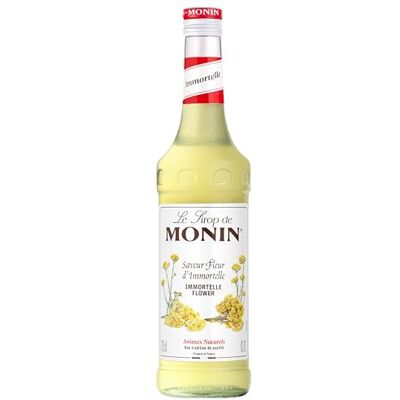 MONIN Sirup Strohblume/Immortelle Flower 0,7 l Floral-würziger Immortelle Geschmack für Cocktails, Mocktails und Limonaden inspiriert von Kräuternoten MONIN Sirup Strohblume/Immortelle Flower 0,7 l Floral-würziger Immortelle Geschmack für Cocktails, Mocktails und Limonaden inspiriert von Kräuternoten