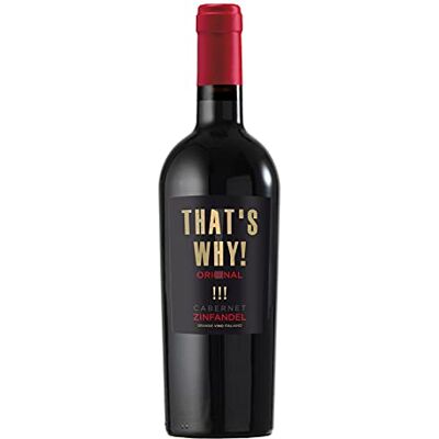 Contri S.p.A. That's Why! Cabernet Zinfandel IGT, Rotwein aus Italien, Trocken, Apulien trocken (1 x 0.75 l) Contri S.p.A. That's Why! Cabernet Zinfandel IGT, Rotwein aus Italien, Trocken, Apulien trocken (1 x 0.75 l)
