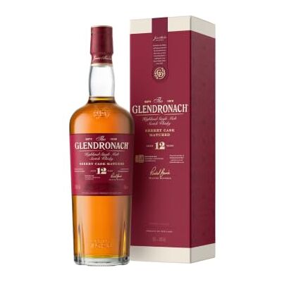 Glendronach The 12 Jahre 0,7 l 43% Vol. Premium Highland Single Malt Scotch Whisky in edler Geschenkverpackung; Vollmundig, cremig und würzig mit Sherrynoten Glendronach The 12 Jahre 0,7 l 43% Vol. Premium Highland Single Malt Scotch Whisky in edler Geschenkverpackung; Vollmundig, cremig und würzig mit Sherrynoten