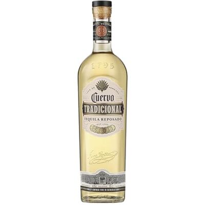 Jose Cuervo Tradicional Reposado Tequila Mexiko Traditionell mexikanischer Tequila Aus blauer Weber Agave 40 % vol. 0,7 l Jose Cuervo Tradicional Reposado Tequila Mexiko Traditionell mexikanischer Tequila Aus blauer Weber Agave 40 % vol. 0,7 l