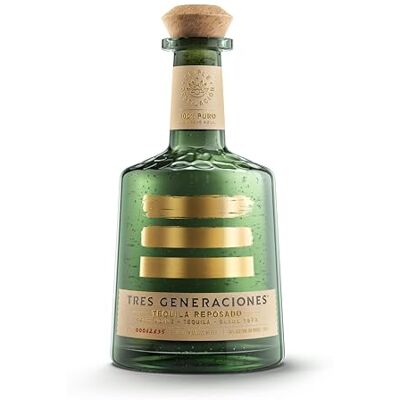 TRES GENERACIONES Reposado Premium Tequila, Authentischer Genuss aus Mexiko, 40 Prozent Vol, 0.7L TRES GENERACIONES Reposado Premium Tequila, Authentischer Genuss aus Mexiko, 40 Prozent Vol, 0.7L