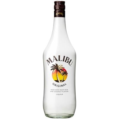 Malibu Caribbean Rum – Fruchtiger Likör auf Rum-Basis mit natürlichem Kokosaroma – Leichte Spirituose, ideal für Longdrinks oder Cocktails – 1 x 1 l Malibu Caribbean Rum – Fruchtiger Likör auf Rum-Basis mit natürlichem Kokosaroma – Leichte Spirituose, ideal für Longdrinks oder Cocktails – 1 x 1 l