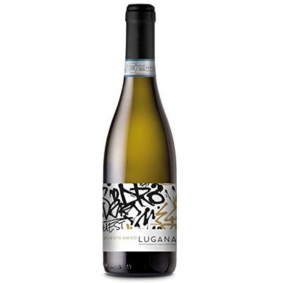Questo Amico – Lugana DOC – trockener Weißwein aus Lombardei/Venetien – 0,75l – frisch & exotisch Questo Amico – Lugana DOC – trockener Weißwein aus Lombardei/Venetien – 0,75l – frisch & exotisch