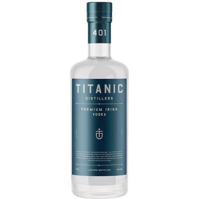Titanic Distillers Premium Irish Vodka, 700ml, 43% Alkoholgehalt, Glasflasche Titanic Distillers Premium Irish Vodka, 700ml, 43% Alkoholgehalt, Glasflasche
