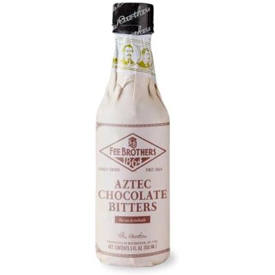 Fee Brothers I Aztec Chocolate Bitter I 150 ml I für Cocktails & Longdrinks I für besondere Würze und Raffinesse I Geschmack von Kakao & Schokolade Fee Brothers I Aztec Chocolate Bitter I 150 ml I für Cocktails & Longdrinks I für besondere Würze und Raffinesse I Geschmack von Kakao & Schokolade