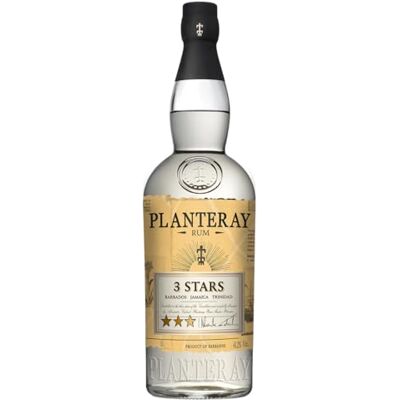 Plantation PLANTERAY RUM 3 Stars Weißer Rum LITERFLASCHE Herkunft: Trinidad, Barbados und Jamaika Goldmedaille bei den Spirits Business Rum and Cachaça Masters 2024-41,20% Alkohol 100 cl Plantation PLANTERAY RUM 3 Stars Weißer Rum LITERFLASCHE Herkunft: Trinidad, Barbados und Jamaika Goldmedaille bei den Spirits Business Rum and Cachaça Masters 2024-41,20% Alkohol 100 cl