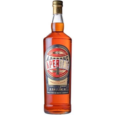 Pallini Aperone Aperitif I 15% Vol. I 1000 ml I Italienischer Aperitif-Likör mit intensivem Orangenaroma I Harmonische Balance aus Süße & Bitterkeit I Ideal als Spritz-Variante oder pur auf Eis Pallini Aperone Aperitif I 15% Vol. I 1000 ml I Italienischer Aperitif-Likör mit intensivem Orangenaroma I Harmonische Balance aus Süße & Bitterkeit I Ideal als Spritz-Variante oder pur auf Eis