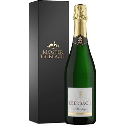 Kloster Eberbach 1er Geschenkset Deutscher Sekt Riesling Trocken Schaumwein aus Rheingau (1 x 0.75 l) Kloster Eberbach 1er Geschenkset Deutscher Sekt Riesling Trocken Schaumwein aus Rheingau (1 x 0.75 l)