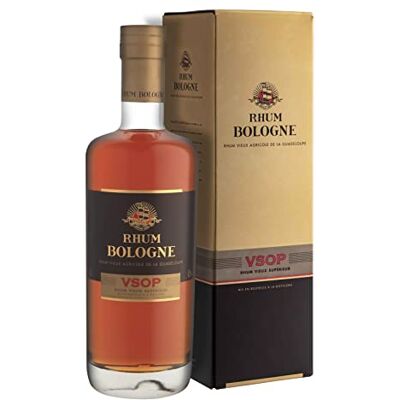 Bologne Rhum Geldener Rum VSOP in Geschenkverpackung, Ausbau in Eichenfass, 42% (1 x 0.7 l) Bologne Rhum Geldener Rum VSOP in Geschenkverpackung, Ausbau in Eichenfass, 42% (1 x 0.7 l)