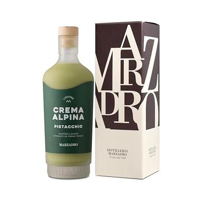 Marzadro Pistazienlikör Crema Alpina Pistacchio 0,7 l Geschenkverpackung Marzadro Pistazienlikör Crema Alpina Pistacchio 0,7 l Geschenkverpackung