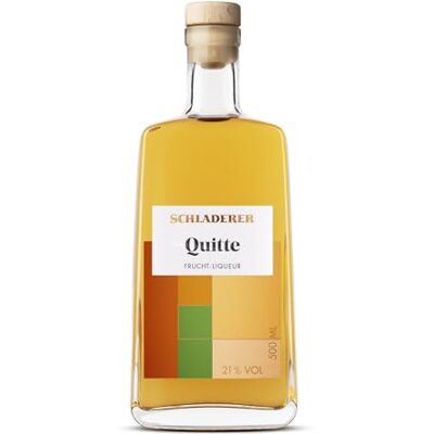 Schladerer Quitten Liqueur natürlicher Frucht-Likör 21% vol. aus sonnengereiften Quitten kombiniert mit naturreinem Quittensaft fruchtig, aromatisch und natürlich (1 x 0,5l) Schladerer Quitten Liqueur natürlicher Frucht-Likör 21% vol. aus sonnengereiften Quitten kombiniert mit naturreinem Quittensaft fruchtig, aromatisch und natürlich (1 x 0,5l)