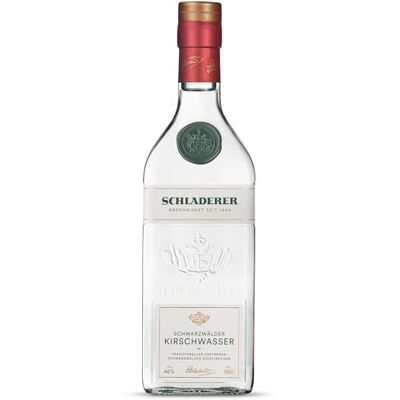 Schladerer Schwarzwälder Kirschwasser 94 Punkte 2025 Falstaff edler Obstbrand aus dem Schwarzwald, traditionell aus Schwarzwälder Süßkirschen bester Lagen (1 x 350 ml) Schladerer Schwarzwälder Kirschwasser 94 Punkte 2025 Falstaff edler Obstbrand aus dem Schwarzwald, traditionell aus Schwarzwälder Süßkirschen bester Lagen (1 x 350 ml)