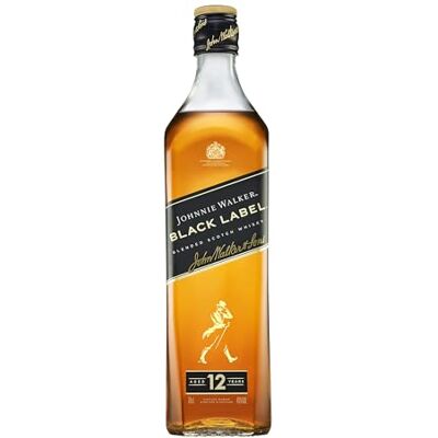 JOHNNIE WALKER Black Label 12 Jahre, Blended Scotch Whisky, klassisch, Geschenkidee für genussvolle Abende zu Hause & mit Freunden, 40% Vol, 700ml JOHNNIE WALKER Black Label 12 Jahre, Blended Scotch Whisky, klassisch, Geschenkidee für genussvolle Abende zu Hause & mit Freunden, 40% Vol, 700ml