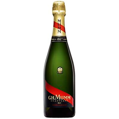 Mumm Cordon Rouge mit Geschenk-Verpackung, Champagner Brut aus Frankreich, weiß, 12 Prozent, trocken, 1 x 0,75 l Flasche Mumm Cordon Rouge mit Geschenk-Verpackung, Champagner Brut aus Frankreich, weiß, 12 Prozent, trocken, 1 x 0,75 l Flasche
