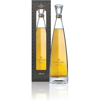 Cincoro Añejo Tequila Geschenkbox Super Premium 100% Blaue Weber Agave 20+ Monate Fassreife Von Michael Jordan gegründet Unvergessliches Luxus-Finish 700ml 40% vol Cincoro Añejo Tequila Geschenkbox Super Premium 100% Blaue Weber Agave 20+ Monate Fassreife Von Michael Jordan gegründet Unvergessliches Luxus-Finish 700ml 40% vol