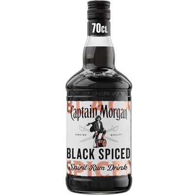Captain Morgan Black Spiced, Premium Spirit, karibischer Rum, 40% Vol,700ml Black Spiced, Premium Spirit, karibischer Rum, 40% Vol,700ml, fein würzig, pur auf Eis oder in Cocktails Captain Morgan Black Spiced, Premium Spirit, karibischer Rum, 40% Vol,700ml Black Spiced, Premium Spirit, karibischer Rum, 40% Vol,700ml, fein würzig, pur auf Eis oder in Cocktails