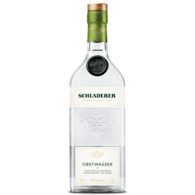 Schladerer Obstwasser, edler Obstbrand aus dem Schwarzwald, mild und klar mit Fruchtnoten sonnengereifter Früchte aus der Region (1 x 0.7 l) Schladerer Obstwasser, edler Obstbrand aus dem Schwarzwald, mild und klar mit Fruchtnoten sonnengereifter Früchte aus der Region (1 x 0.7 l)
