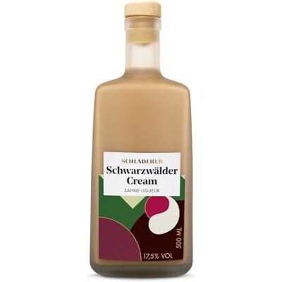 Schladerer SCHWARZWÄLDER CREAM Sahne-Liqueur cremiger Sahne Likör mit original Schwarzwälder Kirschwasser veredelt perfekt pur, auf Eis oder in Cocktails genießen (1 x 0,5l) Schladerer SCHWARZWÄLDER CREAM Sahne-Liqueur cremiger Sahne Likör mit original Schwarzwälder Kirschwasser veredelt perfekt pur, auf Eis oder in Cocktails genießen (1 x 0,5l)