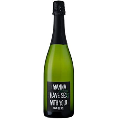 Emil Bauer Riesling Sekt "I wanna have Riesling Se(x)kt with you!" Trockener Sekt aus der Pfalz (1 x 0.75l) Emil Bauer Riesling Sekt "I wanna have Riesling Se(x)kt with you!" Trockener Sekt aus der Pfalz (1 x 0.75l)