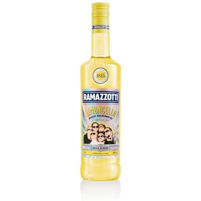 Ramazzotti Limoncello Roy Bianco & Die Abbrunzati Boys – Vorgemischter Cocktail auf Basis von Zitronen-Likör, erfrischend & intensives Zitrusaroma, ideal als Aperitif, 29% Vol., 1 x 0,7 L Flasche Ramazzotti Limoncello Roy Bianco & Die Abbrunzati Boys – Vorgemischter Cocktail auf Basis von Zitronen-Likör, erfrischend & intensives Zitrusaroma, ideal als Aperitif, 29% Vol., 1 x 0,7 L Flasche