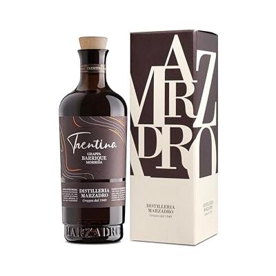 Marzadro Grappa la Trentina Morbida BARRIQUE 41 Grad in edler Geschenkverpackung Marzadro Grappa la Trentina Morbida BARRIQUE 41 Grad in edler Geschenkverpackung