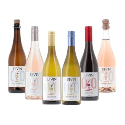 DIVIN NoLow DIVIN Harmonie der Vielfalt – Alkoholfreies Wein & Spritz Probierpaket (6 x 0,75 l) DIVIN NoLow DIVIN Harmonie der Vielfalt – Alkoholfreies Wein & Spritz Probierpaket (6 x 0,75 l)