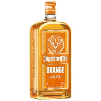 Jägermeister ORANGE – 1l Premium Kräuterlikör 33% Vol. Fruchtig-frisch mit Citrusöl-Extrakt aus sonnengereiften sizilianischen Orangen – Das Original aus Wolfenbüttel Jägermeister ORANGE – 1l Premium Kräuterlikör 33% Vol. Fruchtig-frisch mit Citrusöl-Extrakt aus sonnengereiften sizilianischen Orangen – Das Original aus Wolfenbüttel