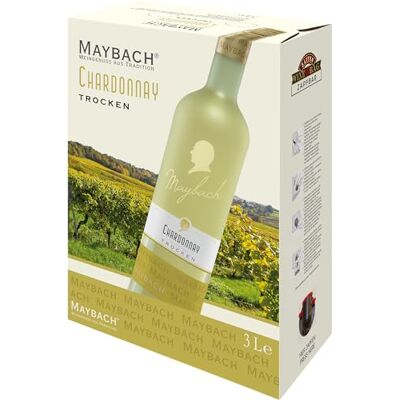 Maybach Chardonnay trocken (1 x 3 l) Bag-in-Box Maybach Chardonnay trocken (1 x 3 l) Bag-in-Box