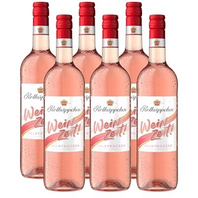 Rotkäppchen Weinzeit! Rosé lieblich– Deutscher, aromatischer Roséwein aus der Pfalz (6 x 0,75 l) Rotkäppchen Weinzeit! Rosé lieblich– Deutscher, aromatischer Roséwein aus der Pfalz (6 x 0,75 l)