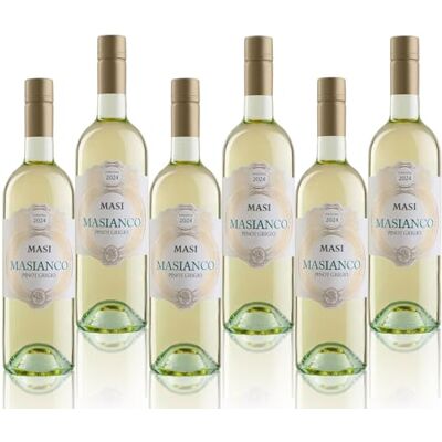 Masi "anco" 2025 Pinot Grigio Delle Venezie Doc 6x750 Ml Appassimento Expertise 6 Kastenflaschen Masi "anco" 2025 Pinot Grigio Delle Venezie Doc 6x750 Ml Appassimento Expertise 6 Kastenflaschen