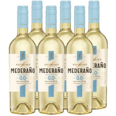 Freixenet Mederano Blanco 0,0% vol. Alkoholfreier Weißwein mit intensiven Frucht- & Zitrusnoten 6x0,75 l Freixenet Mederano Blanco 0,0% vol. Alkoholfreier Weißwein mit intensiven Frucht- & Zitrusnoten 6x0,75 l
