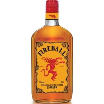Fireball Cinnamon Whisky Liqueur, Kanadischer Whisky mit Echter Zimt‑Note, 33% vol, 700ml, Amerikas Nr.1 Shot‑Marke, Eiskalt Servieren, Würzig, Optimal für Shots, Mixgetränke & Cocktails Fireball Cinnamon Whisky Liqueur, Kanadischer Whisky mit Echter Zimt‑Note, 33% vol, 700ml, Amerikas Nr.1 Shot‑Marke, Eiskalt Servieren, Würzig, Optimal für Shots, Mixgetränke & Cocktails