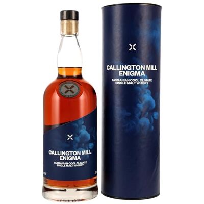 Callington Mill Distillery Callington Mill Enigma Tasmanischer Single Malt Whisky Gereift in Sherry- & Portweinfässern Komplex & Vielschichtig Handwerklich Hergestellt 40% Vol. 700 ml Callington Mill Distillery Callington Mill Enigma Tasmanischer Single Malt Whisky Gereift in Sherry- & Portweinfässern Komplex & Vielschichtig Handwerklich Hergestellt 40% Vol. 700 ml