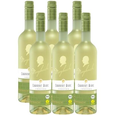 Maybach Bio Cabernet Blanc trocken Vegan (6 x 0,75l) Maybach Bio Cabernet Blanc trocken Vegan (6 x 0,75l)
