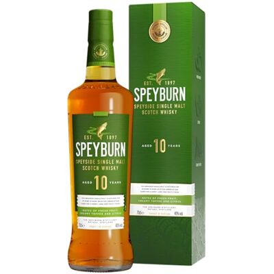 Speyburn 10 YEARS I Speyside Single Malt Scotch Whisky I Award Winner I 700 ml I 40 % Vol. Speyburn 10 YEARS I Speyside Single Malt Scotch Whisky I Award Winner I 700 ml I 40 % Vol.