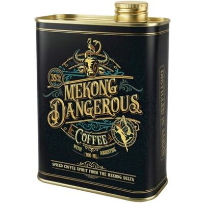 Mekong Dangerous Coffee Spirit Liqueur Kaffee Likör auf Absinth-Basis Hergestellt in Vietnam 1 x 700ml Mekong Dangerous Coffee Spirit Liqueur Kaffee Likör auf Absinth-Basis Hergestellt in Vietnam 1 x 700ml