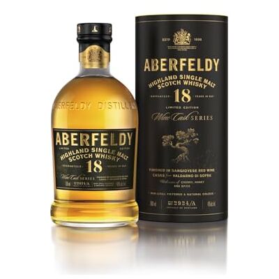 Aberfeldy 18 Jahre Single Malt Scotch Whisky, 700 ml / 70cl, 46% vol. – Sangiovese Red Wine Cask Finish – Limited Edition Aberfeldy 18 Jahre Single Malt Scotch Whisky, 700 ml / 70cl, 46% vol. – Sangiovese Red Wine Cask Finish – Limited Edition
