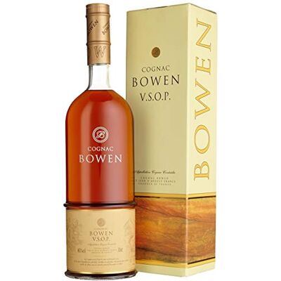 Bowen Cognac V.S.O.P. 4-5 Jahre in Geschenkverpackung halbtrocken (1 x 0,7 l) Bowen Cognac V.S.O.P. 4-5 Jahre in Geschenkverpackung halbtrocken (1 x 0,7 l)